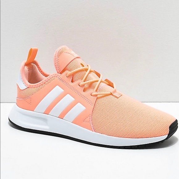 pink and orange adidas shoes